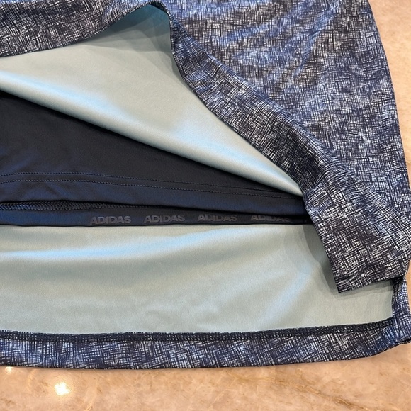 Adidas‎ Ultimate365 Primegreen Printed Golf Skort | XL | Hazy Sky & Crew Navy - Picture 5 of 16